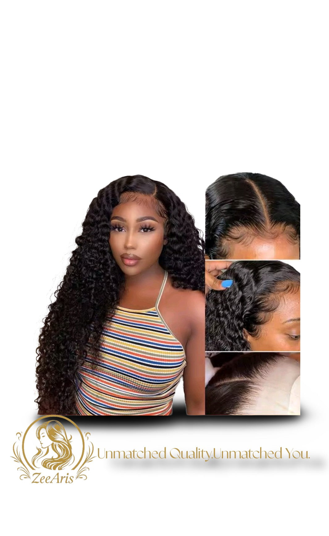 Flawless Melt Curly Body Wave Wig – Natural Black