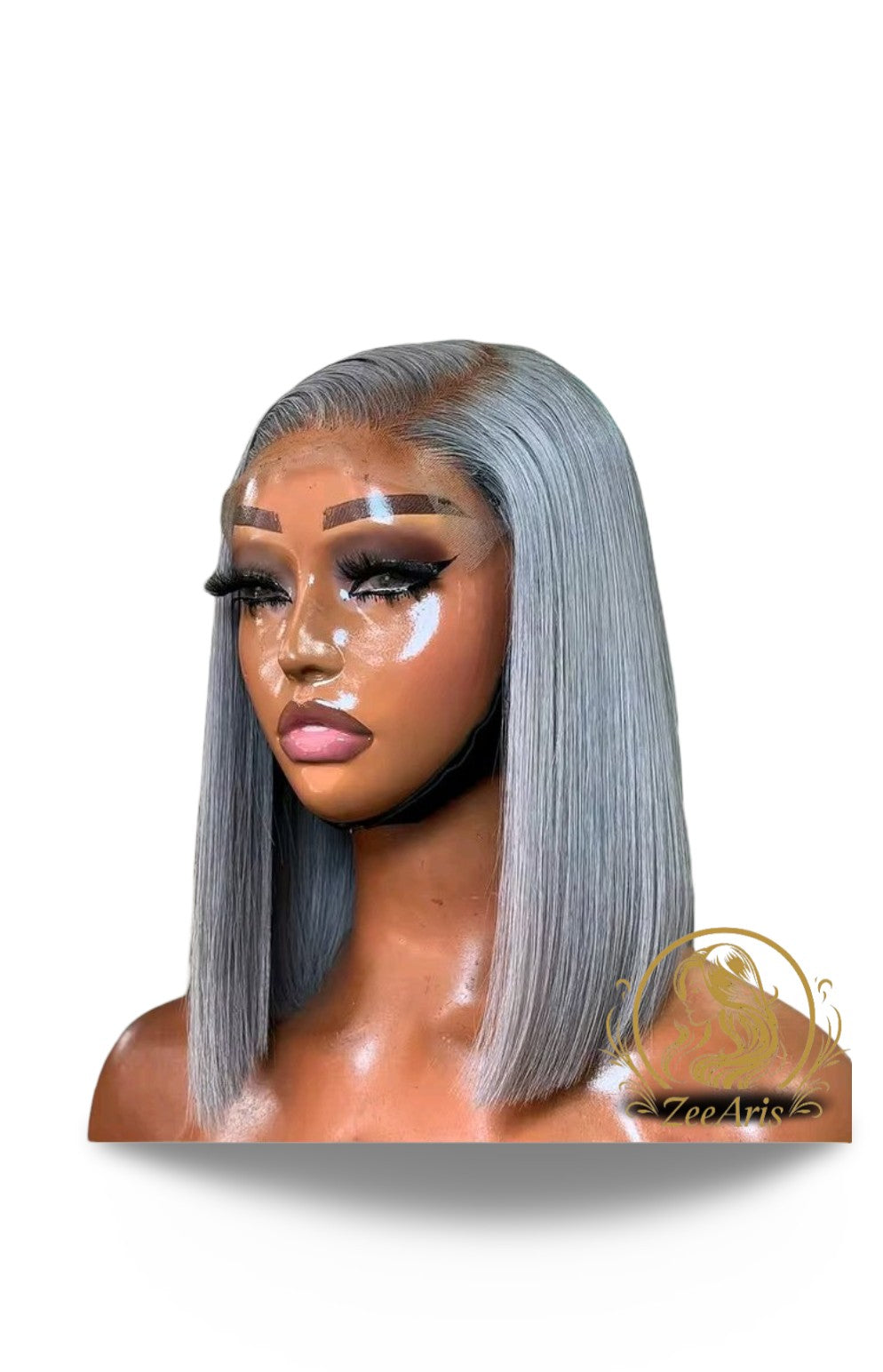 ZeeAris Premium Bob Unit – 100% Human Hair (13×4 Lace, 180% Density)