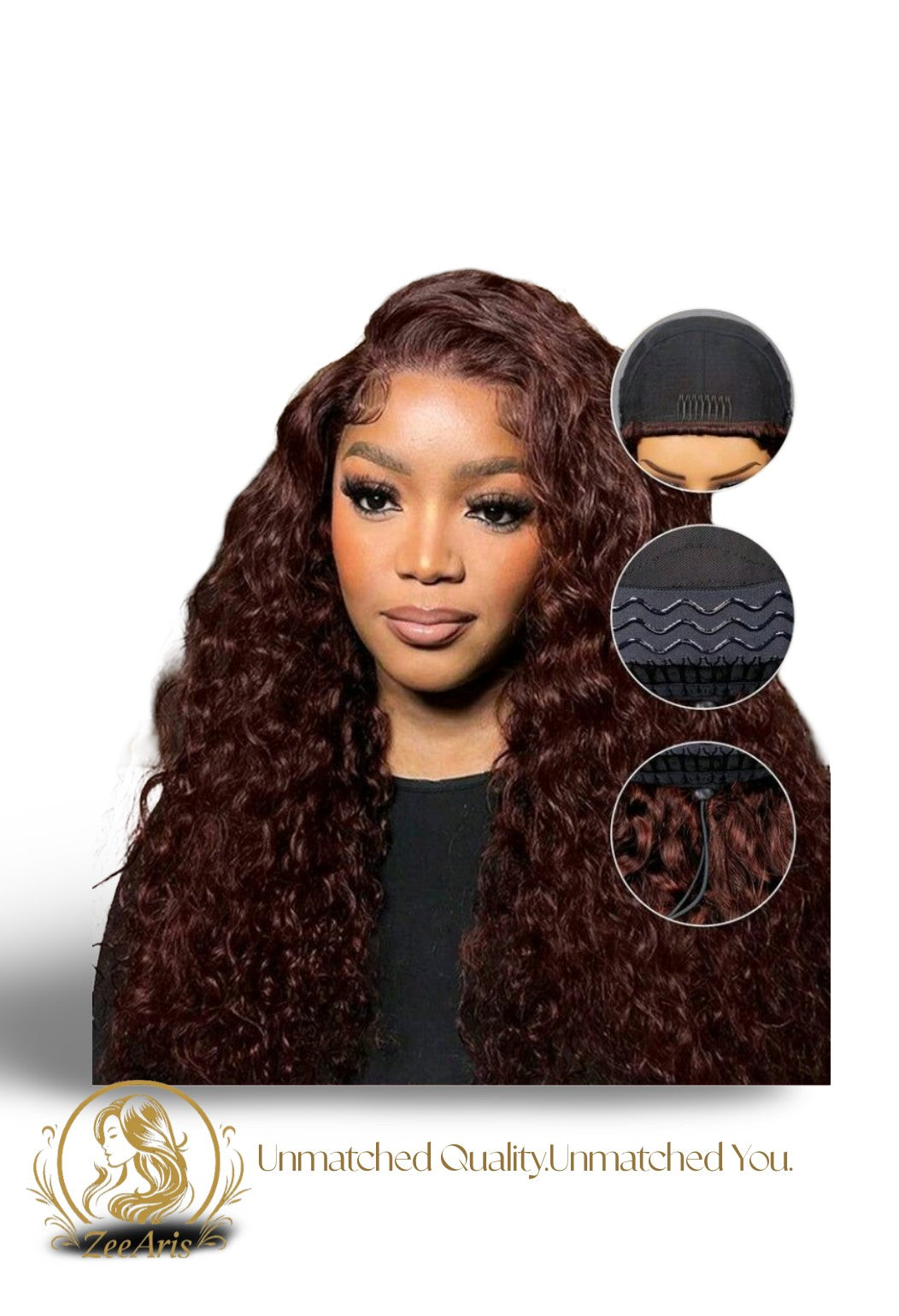 Premium Deep Curl Human Hair Wig – Full, Bouncy & Natural Look