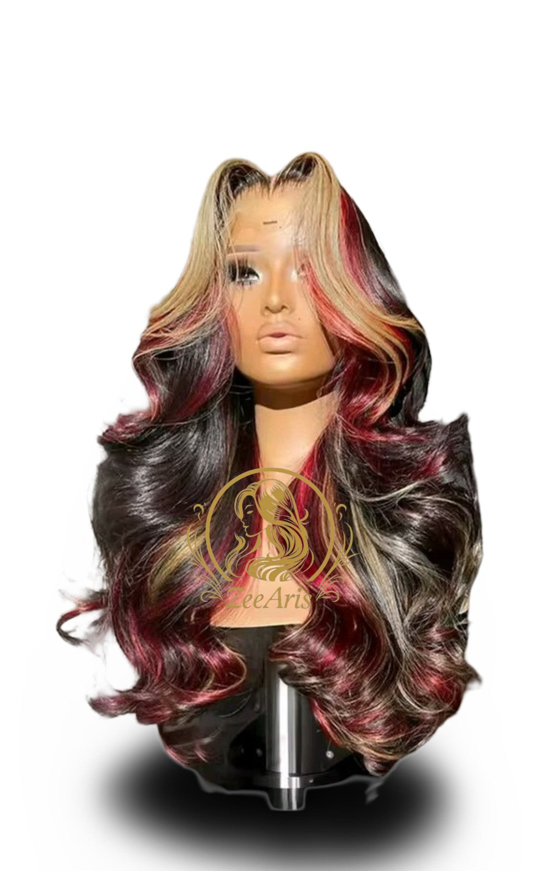 Luxury Highlighted Body Wave Lace Wig Collection – Multi-Color Money-Piece Designs